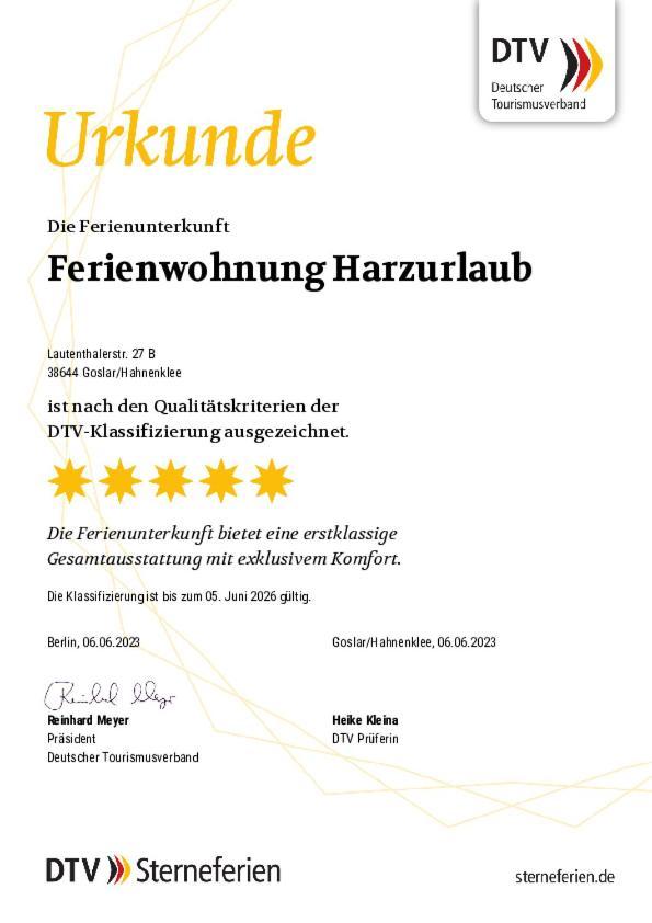 Ferienwohnung Harzurlaub Goslar Exterior foto